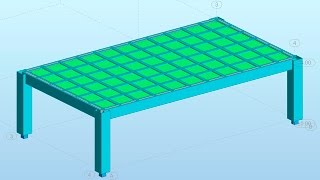 ROBOT STRUCTURAL CASTELLANO  TUTORIAL 18 LOSA RETICULAR RIBBED SLAB [upl. by Harty]