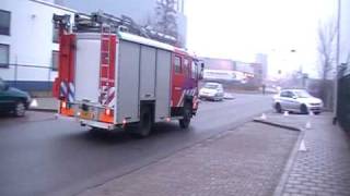 Brandweer Zutphen vertrekt van een middelbrand naar een automatische alarm [upl. by Genie]