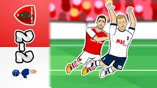 🔴22 Arsenal vs Spurs⚪ Feat Kanes Dive Parody Goals Highlights 2019 North London Derby [upl. by Alli]