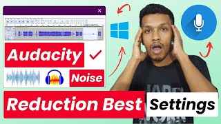 Audacity noise reduction tutorial best settings  audacity audio editing  audacity voice editing [upl. by Haraf]