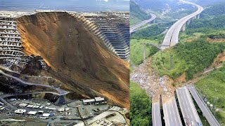 10 Massive Landslides Caught on Camera [upl. by Fernald]