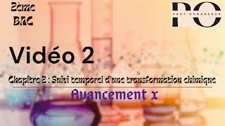 Chapitre 2 Suivi temporel dune transformation chimique  Partie 1 [upl. by Clarkin]