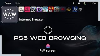 How to Use an Internet Browser on PS5 Secret Method [upl. by Asilef301]