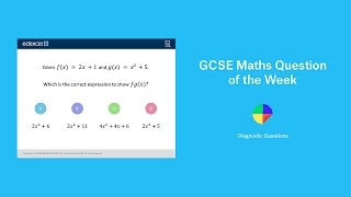 Composite Functions GCSE Maths Question of the Week [upl. by Ordnazil608]