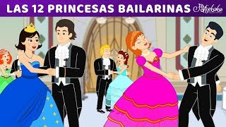 6 Cuentos  Las 12 Princesas Bailarinas y 5 Princesas animados  Cuentos infantiles para dormir [upl. by Stacey]