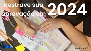 COMO RETOMAR O HÁBITO DOS ESTUDOS EM 2024  ESTRATÉGIAS PARA CONCURSOS [upl. by Haerle]