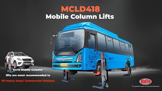 DaTo Automotive Equipment Mobile Column Lifts MCLD418 [upl. by Donahoe]