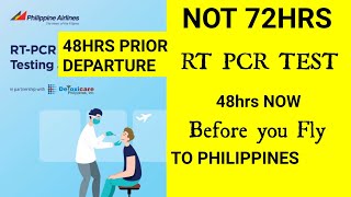 48HR RTPCR TEST PRIOR FLY TO PHILIPPINES JAN 19 2022 everythingphilippinesreview [upl. by Cerell]