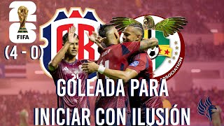 COSTA RICA vs SAN CRISTOBAL Y NIEVES l Resumen y Análisis l GOLEADA TICA PARA IMPONER HEGEMONÍA [upl. by Ahsilif908]