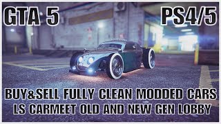 GTA5 GCTF BUY AND SELL FULLY CLEAN MODDED CARS NEW AND OLD GEN PS45 ONLY cars moddedcars clean [upl. by Hudnut]