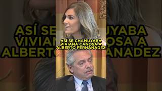 ARCHIVAZO ASÍ SE CHAMUYABA VIVIANA CANOSA A ALBERTO FERNÁNDEZ fyp parati argentina casta [upl. by Eednyl]