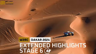 Extended Highlights  Stage 6 pt1  Dakar 2024  W2RC [upl. by Georg]