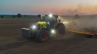 Claas Axion 960  Vaderstad carrier xl 925  Podmietka 2024 [upl. by Enaffit]