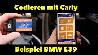 Codieren mit Carly Beispiel Blinker BMW E39  Kodieren mit Carly [upl. by Iggie]