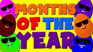 Months of the Year Song  12 Months of the Year  Nursery Rhymes  Kids Songs  Childrens Video [upl. by Laon]