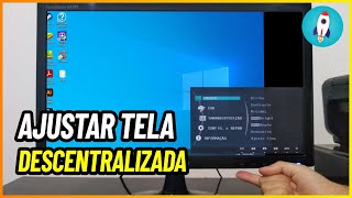 Como CENTRALIZAR A TELA DO PC no Windows  Tela Descentralizada Como Ajustar [upl. by Radcliffe]