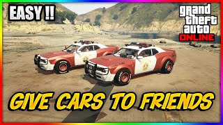 GTA 5 GIVE CARS TO FRIENDS GLITCH 168 GC2F GTA 5 TRADE CARS GLITCH XBOXPS4 [upl. by Hnib]