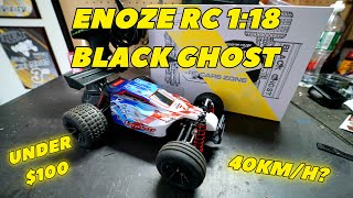 DEERC 9305E ENOZE RC 118 Black Ghost 2S amp 3S Speed Runs  BUDGET RC CAR UNDER 100 [upl. by Kluge687]