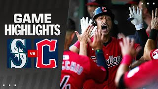 Mariners vs Guardians Game Highlights 61924  MLB Highlights [upl. by Ahsel]