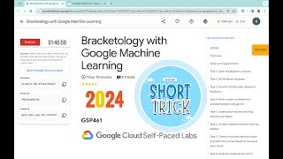 2024 Bracketology with Google Machine Learning  qwiklabs  GSP461  With Explanation🗣️ [upl. by Lechner609]