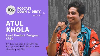 How does Atul Khola Lead Product Designer at CRED integrate AI in design and daily life [upl. by Anilad]