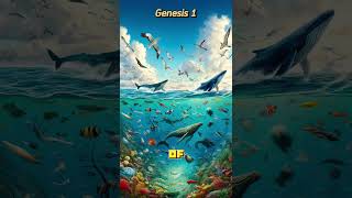 Genesis 1  The Creation Story A Visual Journey Through Genesis  Biblical Illustrations shorts [upl. by Ahsekyw]