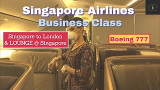 Singapore Airlines Boeing 777 Business Class from Singapore to Phuket AMAZING crew [upl. by Noired]