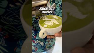 Matcha latte Part 37 baristalatteart matchalatte shorts baristalife fyp coffeeart [upl. by Meakem710]