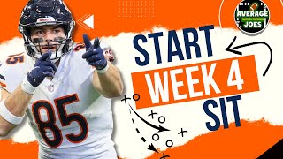 Week 4 Tight End Must Start and Sits Fantasy Football 2024 [upl. by Lama]