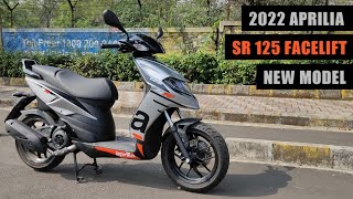 2022 Aprilia SR 125 Facelift Review  Price Features Mileage [upl. by Innoj]