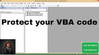 How to password protect your VBA code in Excel [upl. by Bess]