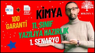 🔴💯Kimya 11 Sınıf 1 Dönem 2 Yazılıya Hazırlık  1 Senaryo💯 [upl. by Evalyn]