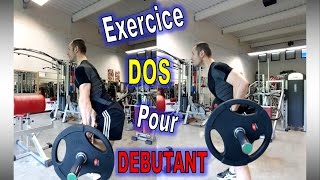 Exercice dos pour débutant en musculation [upl. by Rhodia]