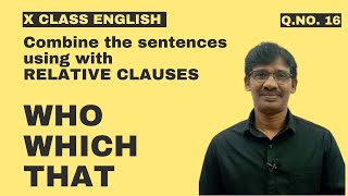 Relative Clauses  Combine the sentences With Relative Clauses  Adjective Clauses [upl. by Aleiram]