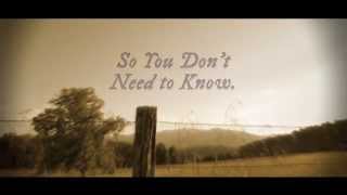 Anthem Lights  The Unknown Lyric Video [upl. by Gittel458]