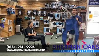 Etac Molift Smart 150 Portable Electric Patient Lift  In Depth Demonstration [upl. by Claudy]