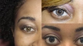 Comparing Freshlook Colorblends Grey Green Pure Hazel and Hazel Contacts Updated [upl. by Annaohj]