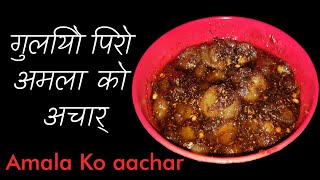 Amala Ko Achar। How To Make Amala Ko Achar। 20 मिनेटमै तयार हुने आमलाको अचार। Murabba। Home Cooking [upl. by Noillimaxam680]