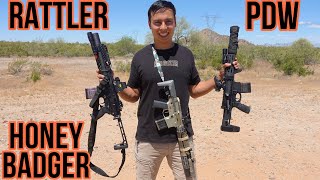 Honey Badger vs Rattler vs PDW [upl. by Aicnorev519]