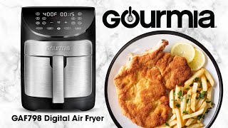 GAF798  Gourmia 7Quart Digital Air Fryer with Guided Cooking [upl. by Llenrev]