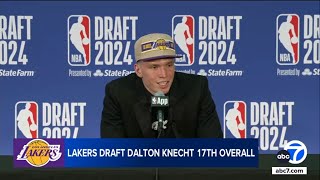 Meet Lakers draft pick Dalton Knecht [upl. by Ilhsa]