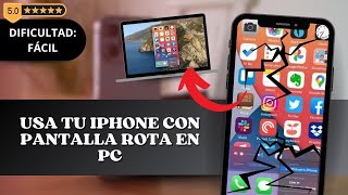 📱 Cómo Utilizar un iPhone con Pantalla Rota en tu Computadora [upl. by Damara]