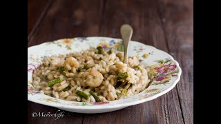 Risotto con asparagi e gamberetti [upl. by Camilla]