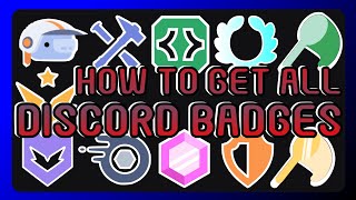 How To Get All Discord Badges New Updated 2024  Discord Overview Tutorials PART 1 [upl. by Jania]