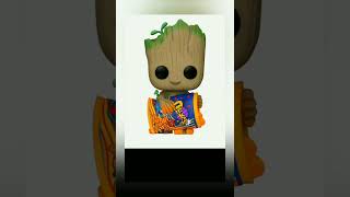 New Groot with Cheese Puffs Funko Pop I Am Groot [upl. by Okiruy]