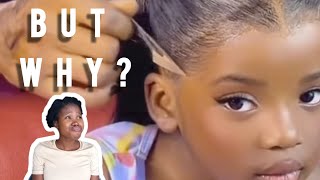 Should kids wear weave  The comments section went crazy [upl. by Coffeng811]