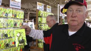 Woody Clapham of Woodys Pro Lures tells about the various types of spinnerbaits [upl. by Leahkim]