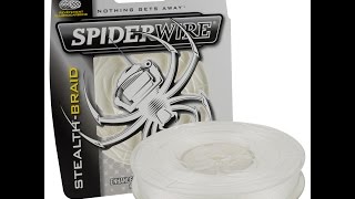 SpiderWire Stealth Translucent Braid [upl. by Lennahs287]