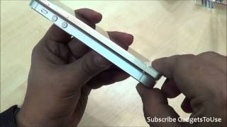 Is Gionee S55 Thinnest Phone in the World  Thickness Comparison With iPhone 5 [upl. by Ecnerwaled]