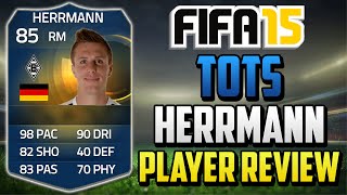 Fifa 15 TOTS Herrmann Review 85 w In Game Stats amp Gameplay  Fifa 15 Player Review [upl. by Quintin565]